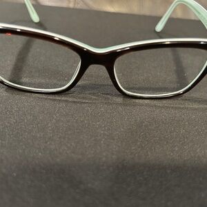 Chelsea Morgan Elegant Black and Mint Eyeglasses